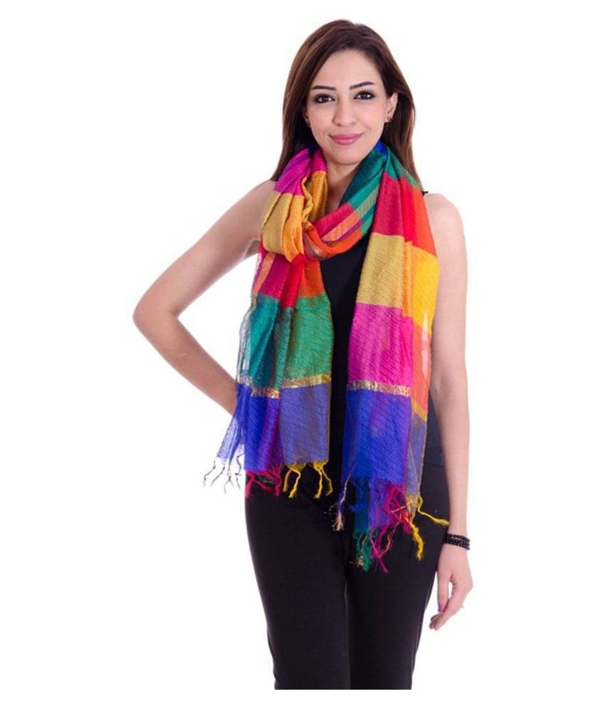 Apratim Multicoloured Tissue Dupatta Apratim Multicoloured Tissue Dupatta
