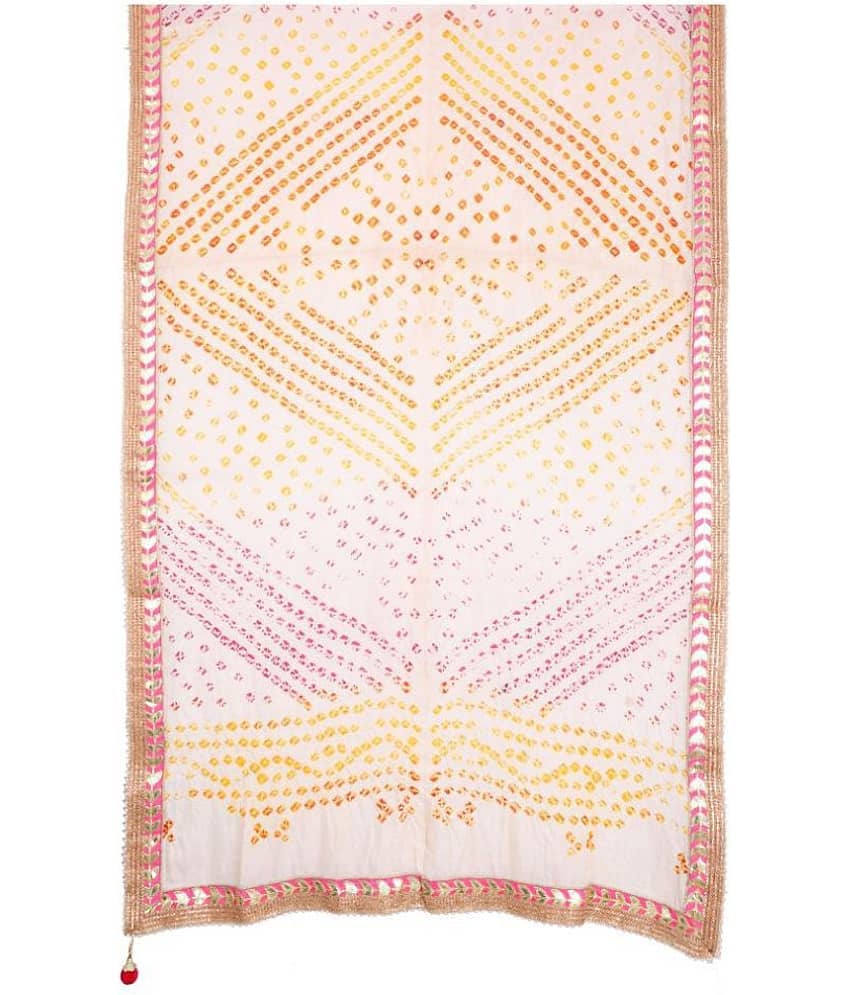 Apratim Off White Art Silk Banarasi Dupatta - Dupattas & Shawls | Buy online on ZillyBuy