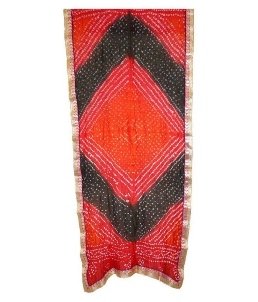 Apratim Red Art Silk Dupatta Apratim Red Art Silk Dupatta