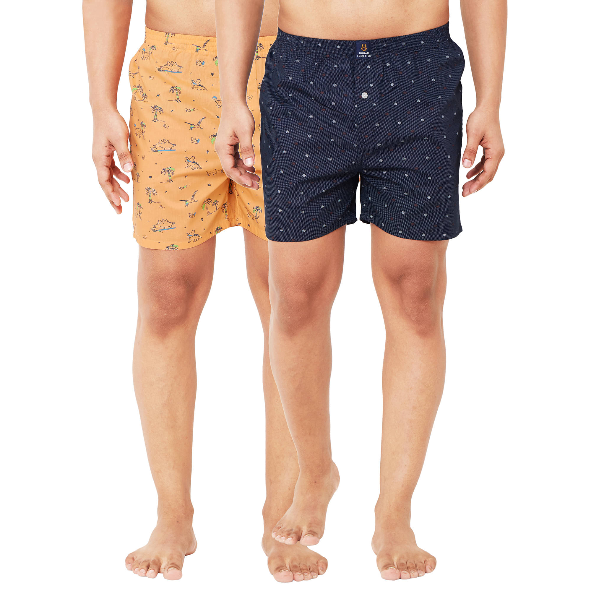 URBAN SCOTTISH Multi Boxer - Pack of 2 URBAN SCOTTISH Multi Boxer - Pack of 2