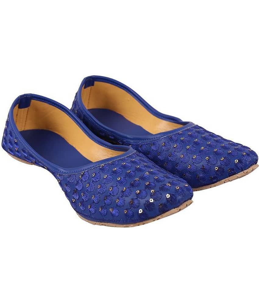 Apratim Navy Ethnic Footwear - Ethnic Shoes | Buy online on ZillyBuy