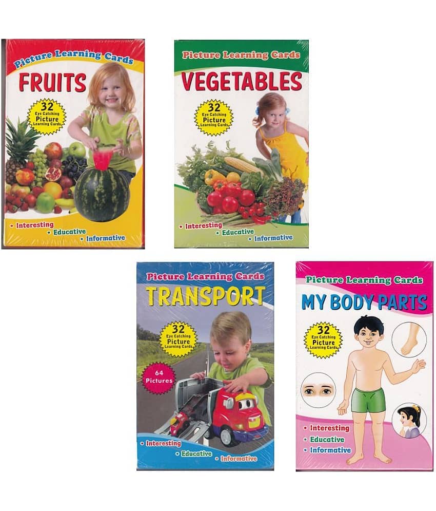 Jolly Kids Flash Cards (Set of 4) - Stationery | Buy online on ZillyBuy
