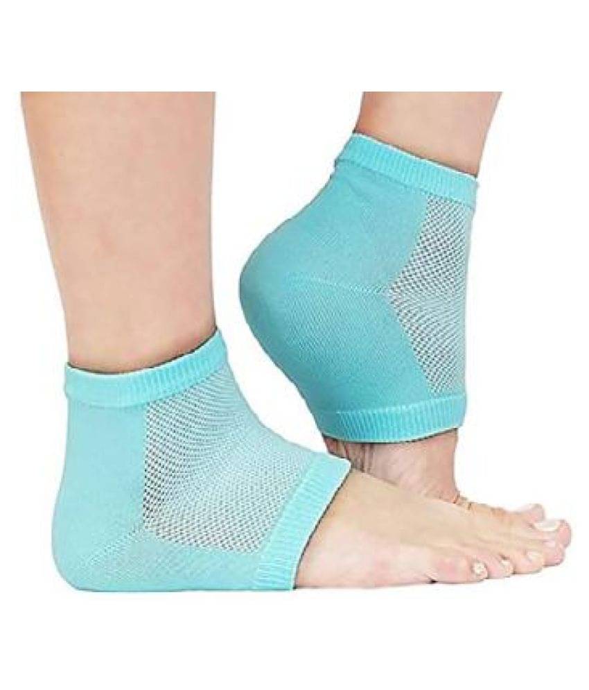     			Heel Pain Relief Silicone Gel Heel Socks | Heel Protector Socks For Men And Women