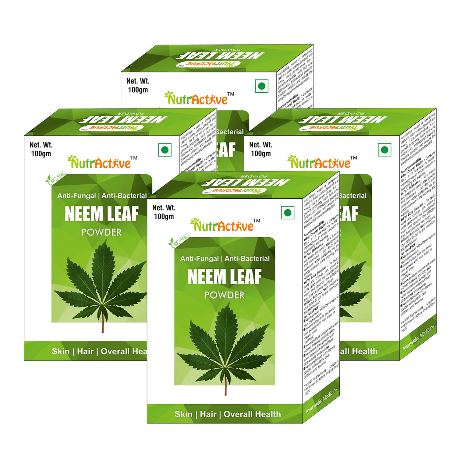     			Nutractive Neem Leaf Powder 100 Gm Pack of 4