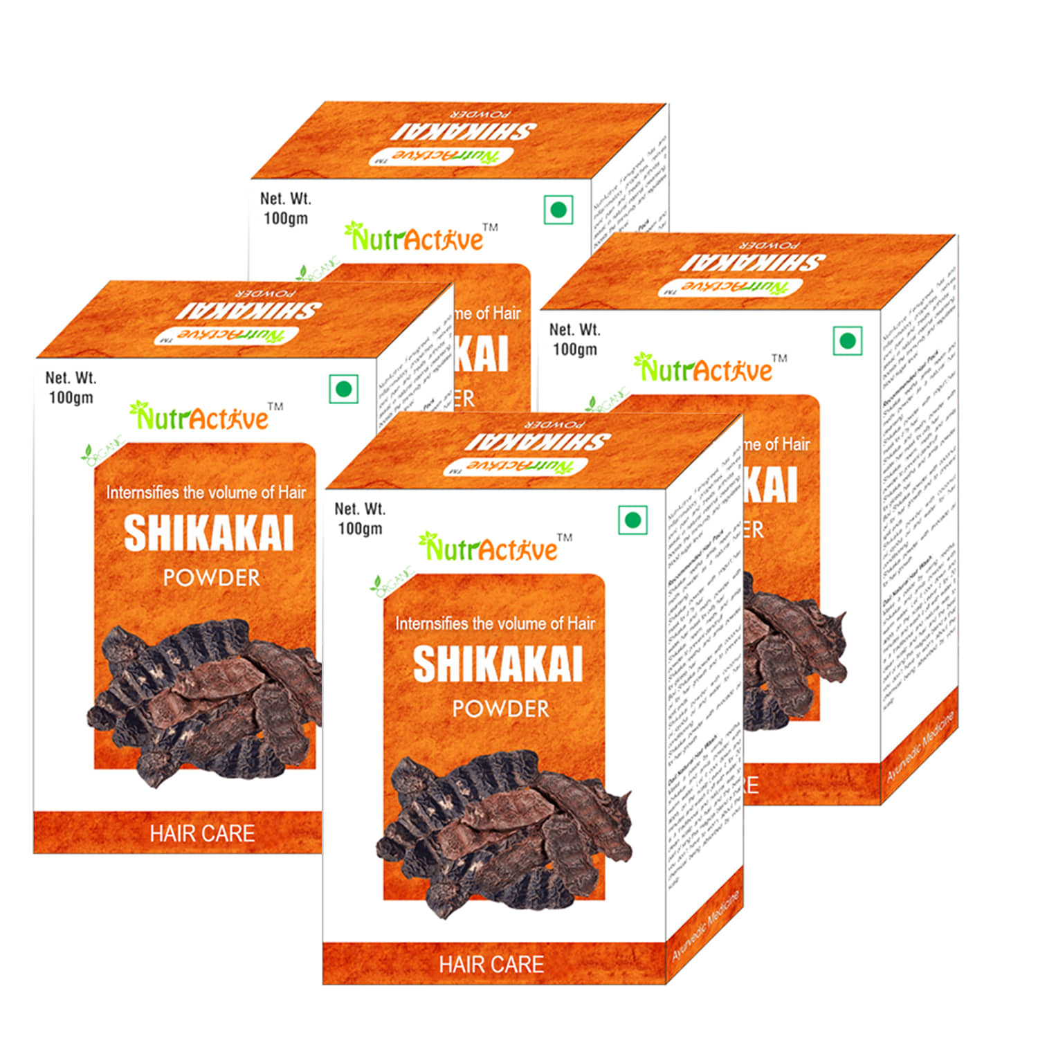 Nutractive Shikakai Powder 100 Gm Pack of 4