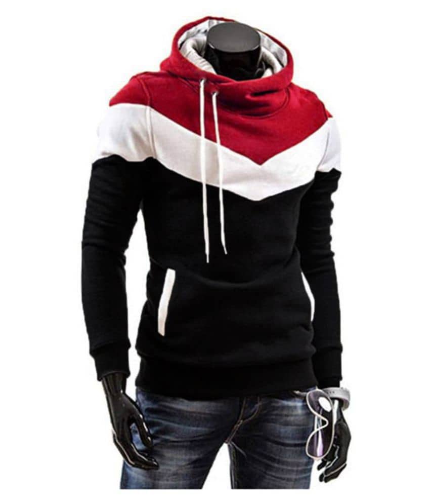 Leotude Fleece Hooded Men's Sweatshirt - Off-White ( Pack of 1 )