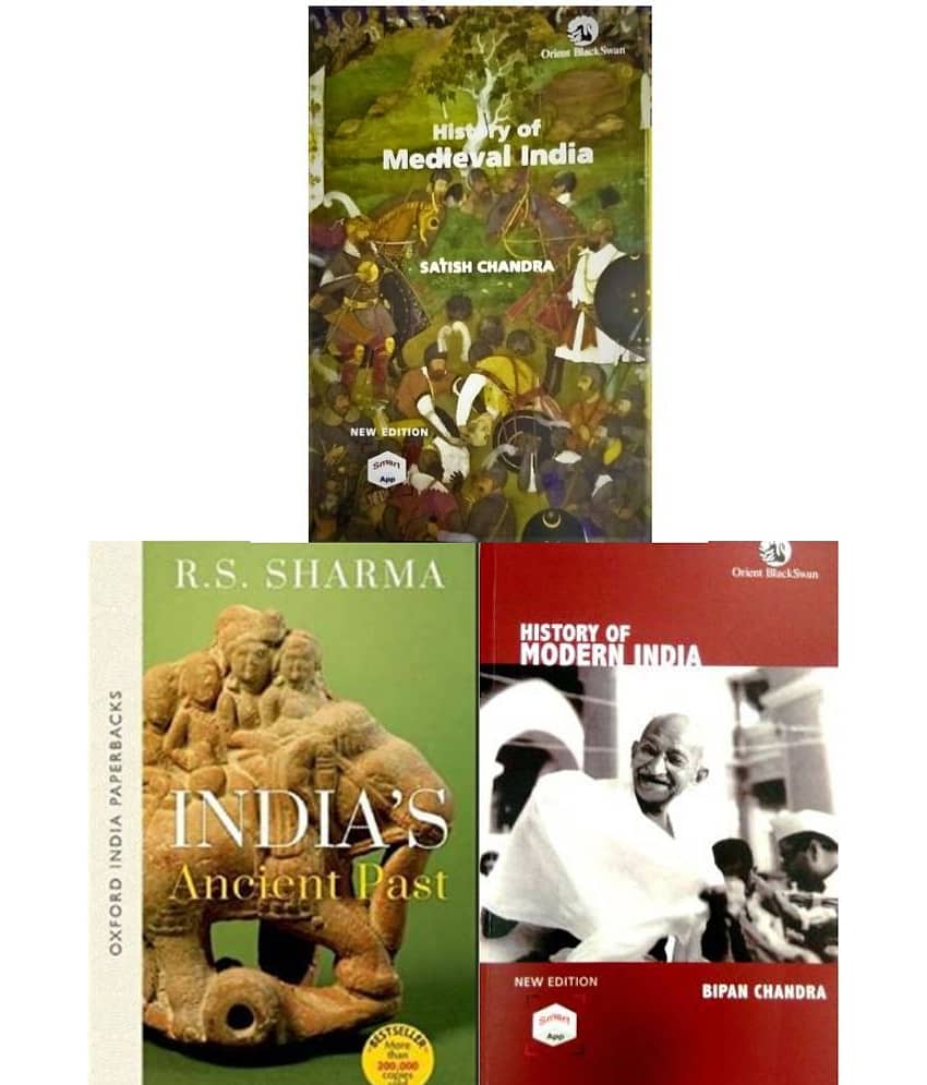SET OF 3 BOOKS (History of Medieval India) (OXFORD India's Ancient Past) (History Of Modern India) - Stationery | Buy online on ZillyBuy
