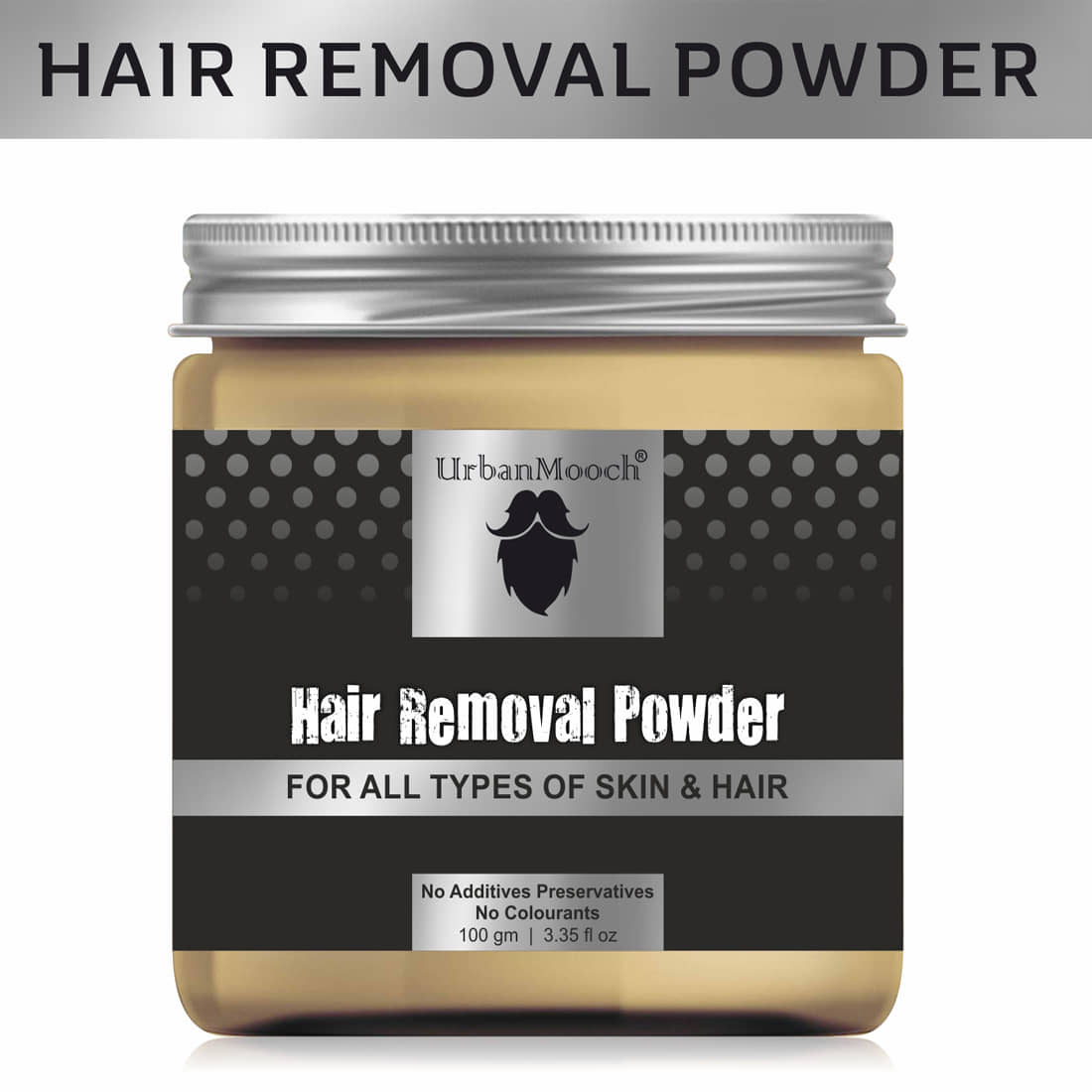 UrbanMooch Organic Hair Removal Powder Hair Removal 100 g