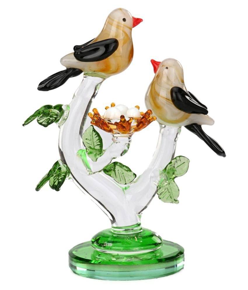     			AFAST Multicolour Glass Handicraft Showpiece - Pack of 1