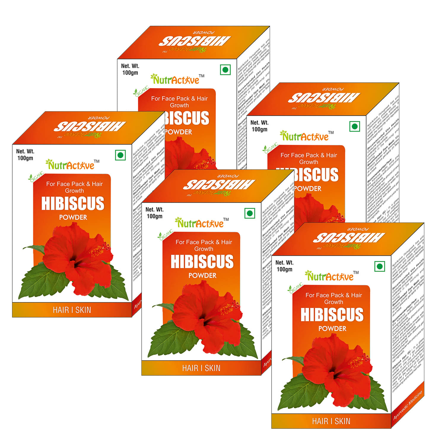     			Nutractive Hibiscus Powder 100 Gm Pack of 5