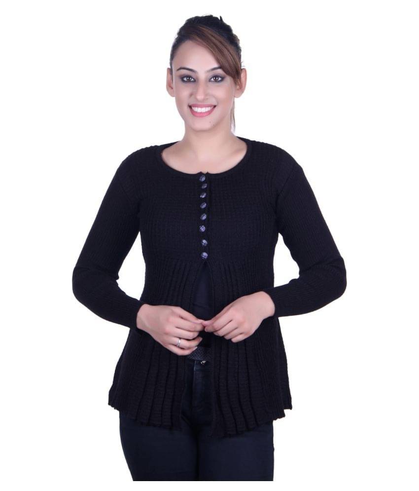    			Ogarti Acrylic Shrugs - Black