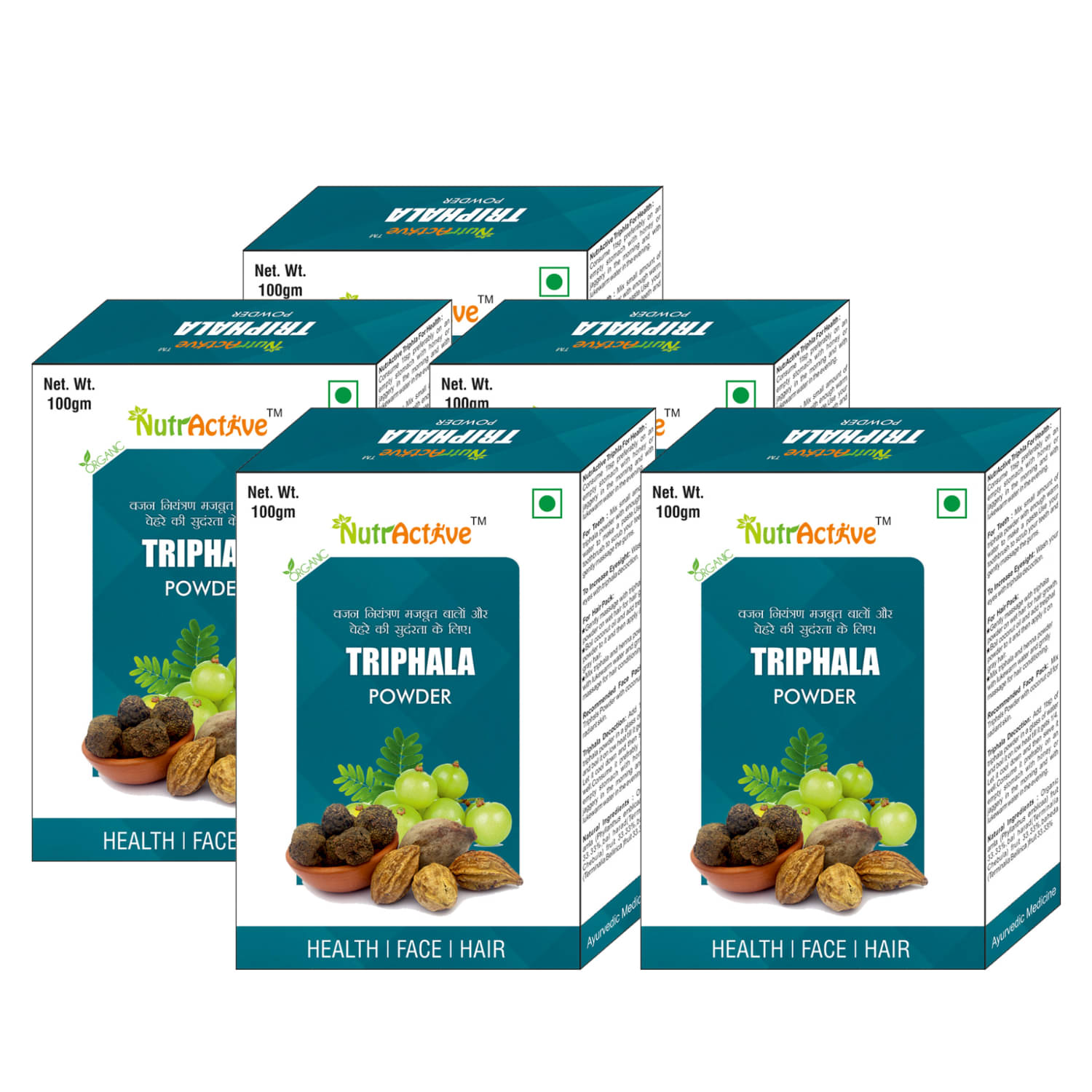     			Nutractive Triphala Powder 100 Gm Pack of 5