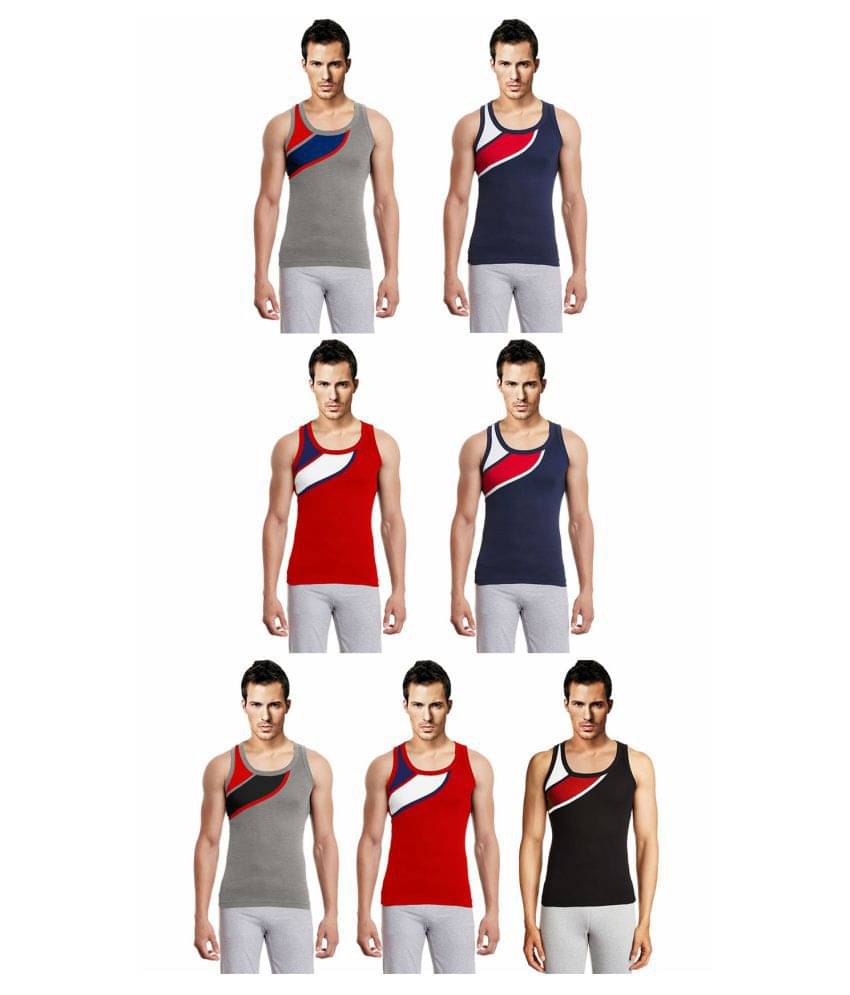     			Rupa Frontline Multi Sleeveless Vests Pack of 7