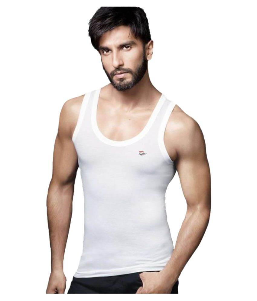 Rupa Frontline White Sleeveless Vests Pack of 12 Rupa Frontline White Sleeveless Vests Pack of 12