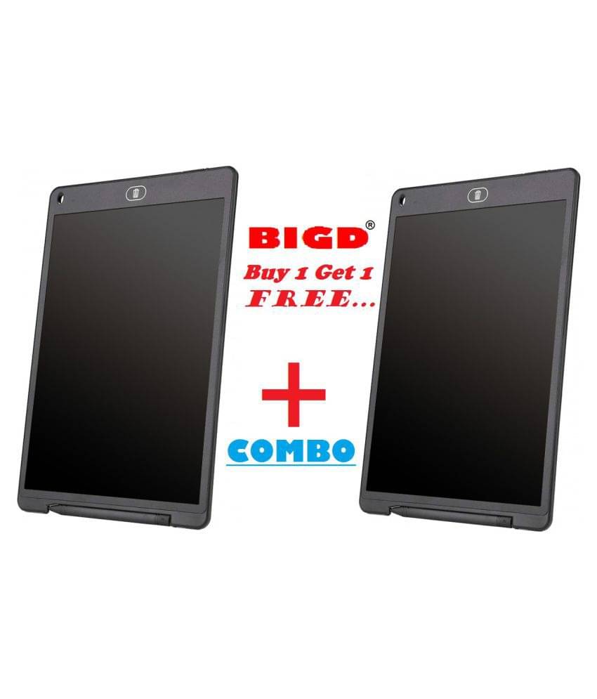     			BIGD 8.5 inch LCD Writing Tablet (PACK OF 2) Electronic Kids Tablets Pads, Writing & Drawing Doodle Board