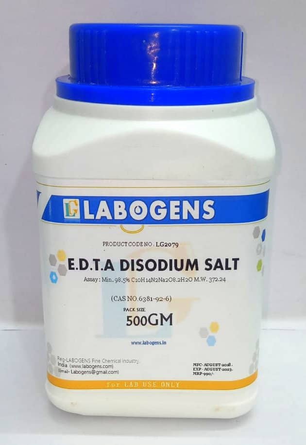 E.D.T.A. Disodium Salt 500GM