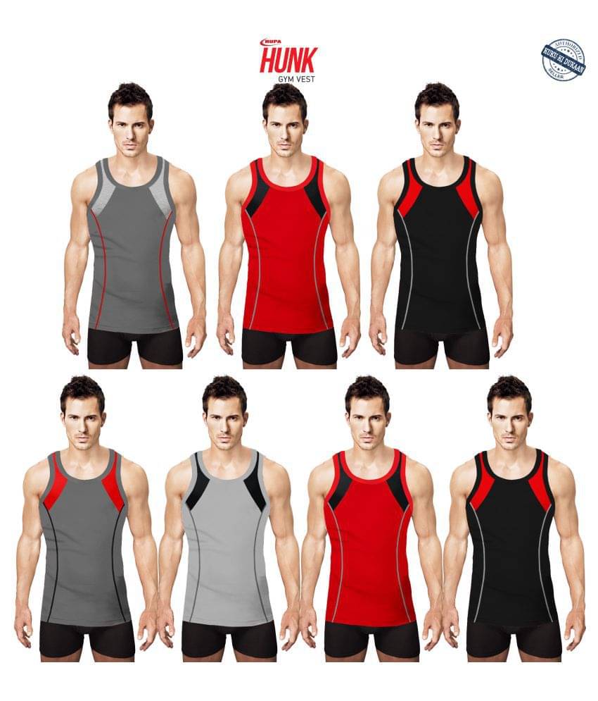    			Rupa Hunk Multi Sleeveless Vests Pack of 7