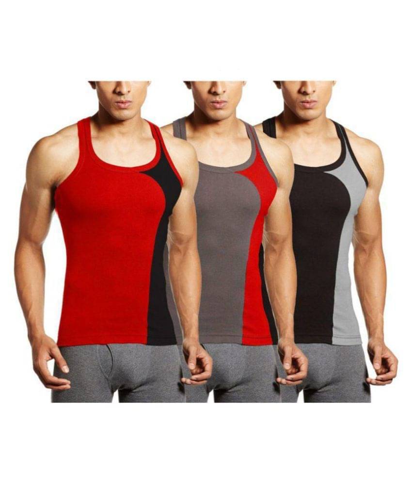 Rupa Multi Sleeveless Vests Pack of 3 Rupa Multi Sleeveless Vests Pack of 3