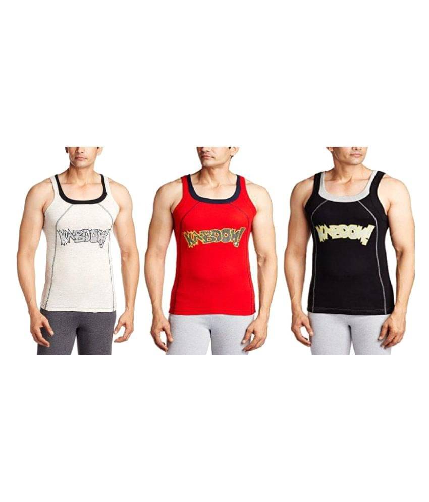 Rupa Multi Sleeveless Vests Pack of 3 Rupa Multi Sleeveless Vests Pack of 3
