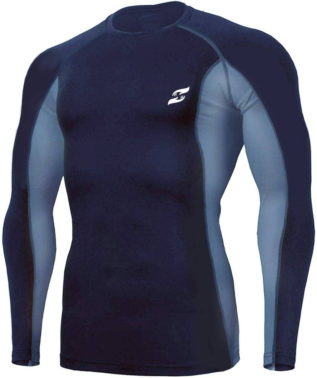 Just Care Men Long Sleeve T Shirts Cool Dry Compression Shirt Long Sleeve Workout T-Shirts for Men