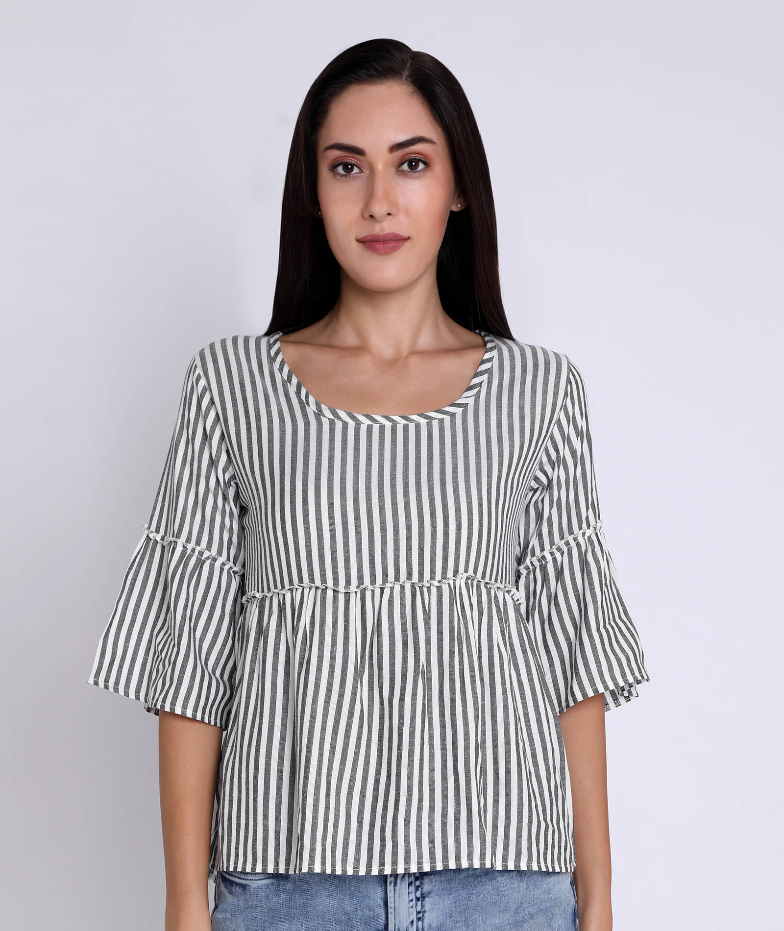 Chimpaaanzee Women's Viscose Regular Top ( White ) Chimpaaanzee Women's Viscose Regular Top ( White )