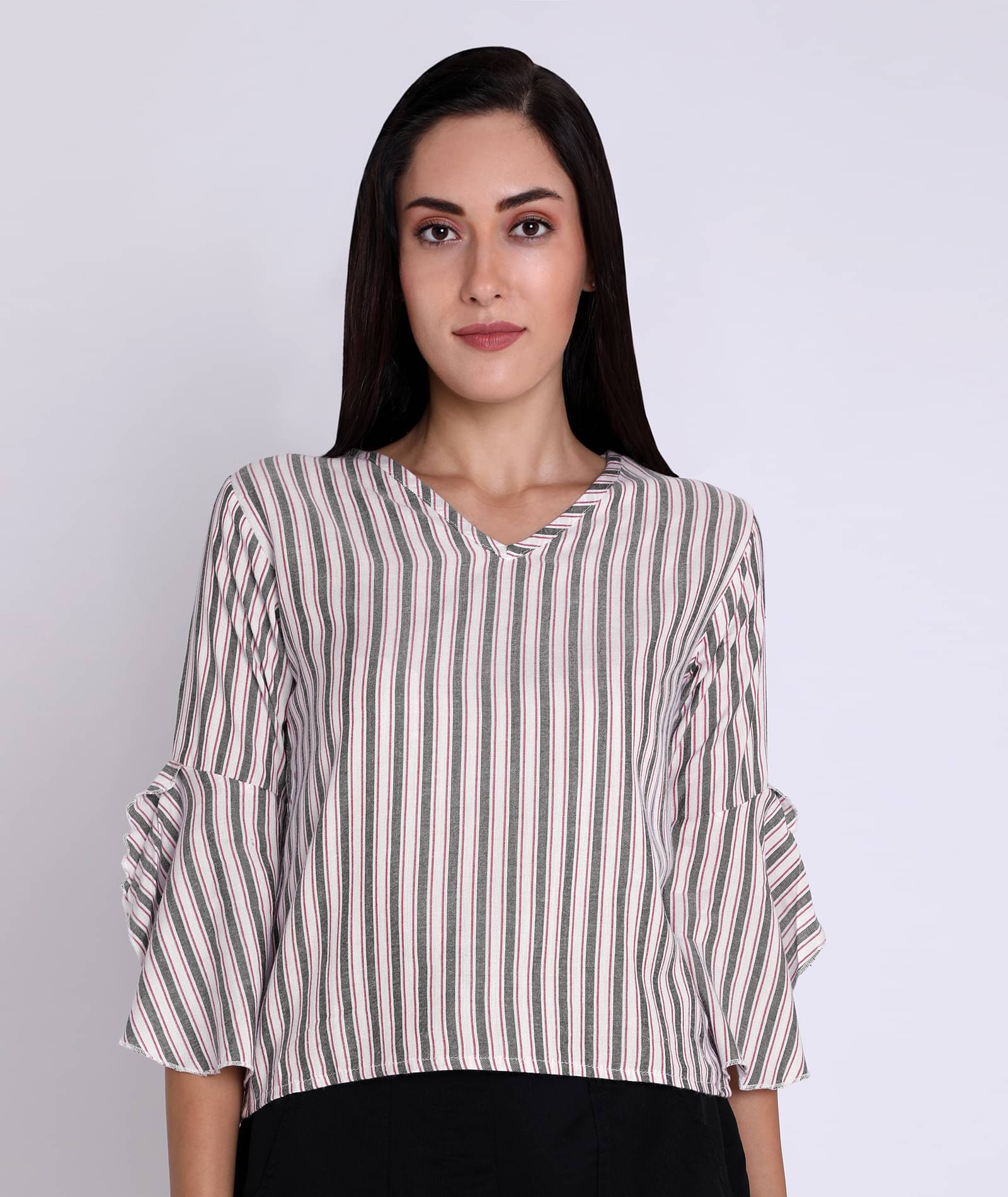 Chimpaaanzee - White Viscose Women's Regular Top ( Pack of 1 ) Chimpaaanzee - White Viscose Women's Regular Top ( Pack of 1 )