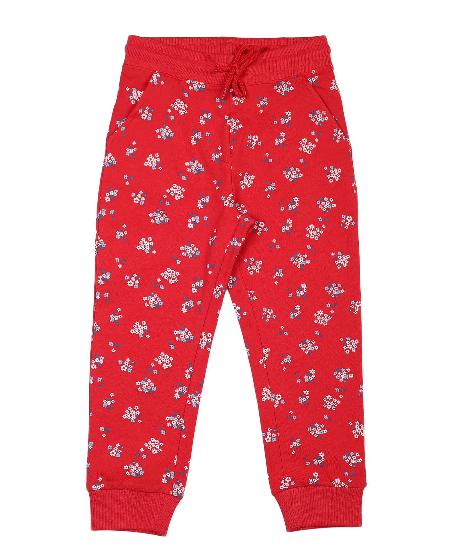 PLUM TREE GIRLS RED JOGGER TRACK PANT PLUM TREE GIRLS RED JOGGER TRACK PANT