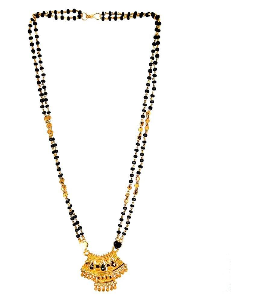 H M PRODUCT - Golden Mangalsutra ( Pack of 1 ) H M PRODUCT - Golden Mangalsutra ( Pack of 1 )