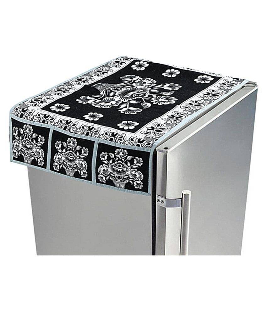 E-Retailer - Multicolor Polyester Blend Fridge Top Cover (Pack of 1) E-Retailer - Multicolor Polyester Blend Fridge Top Cover (Pack of 1)