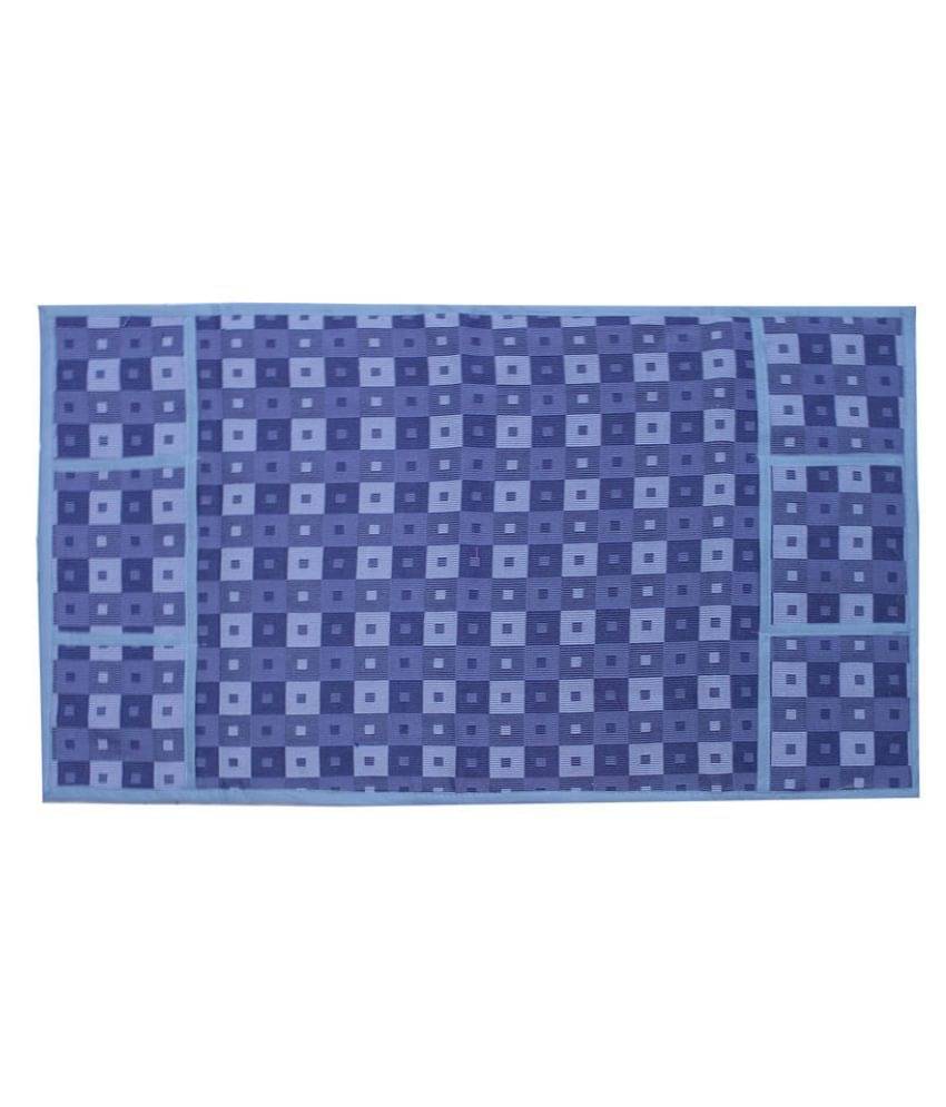 E-Retailer Single Poly-Cotton Blue Fridge Top Cover E-Retailer Single Poly-Cotton Blue Fridge Top Cover