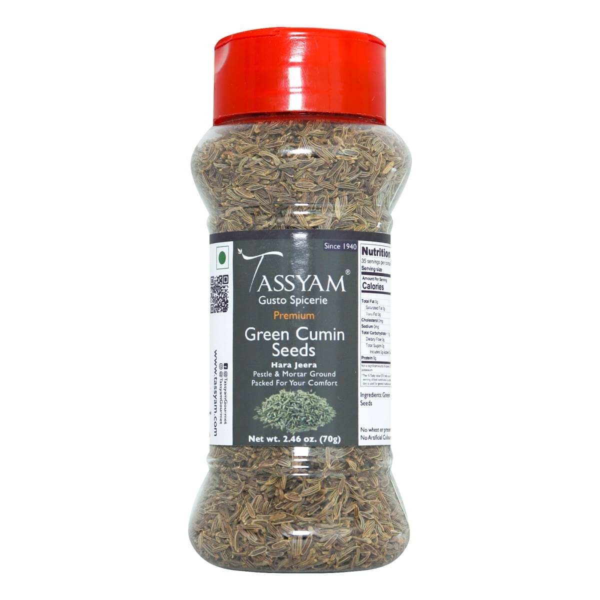     			Tassyam Rare Green Cumin Seeds 70 gm