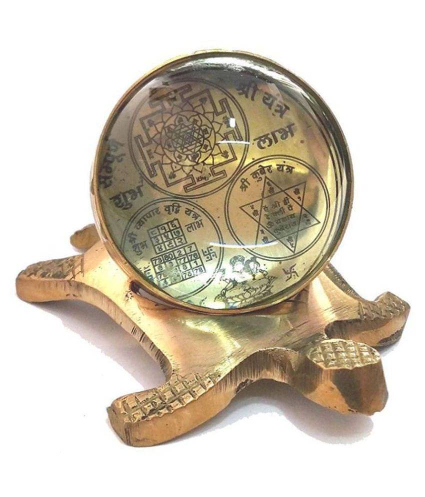     			Golden Brass Tortoise