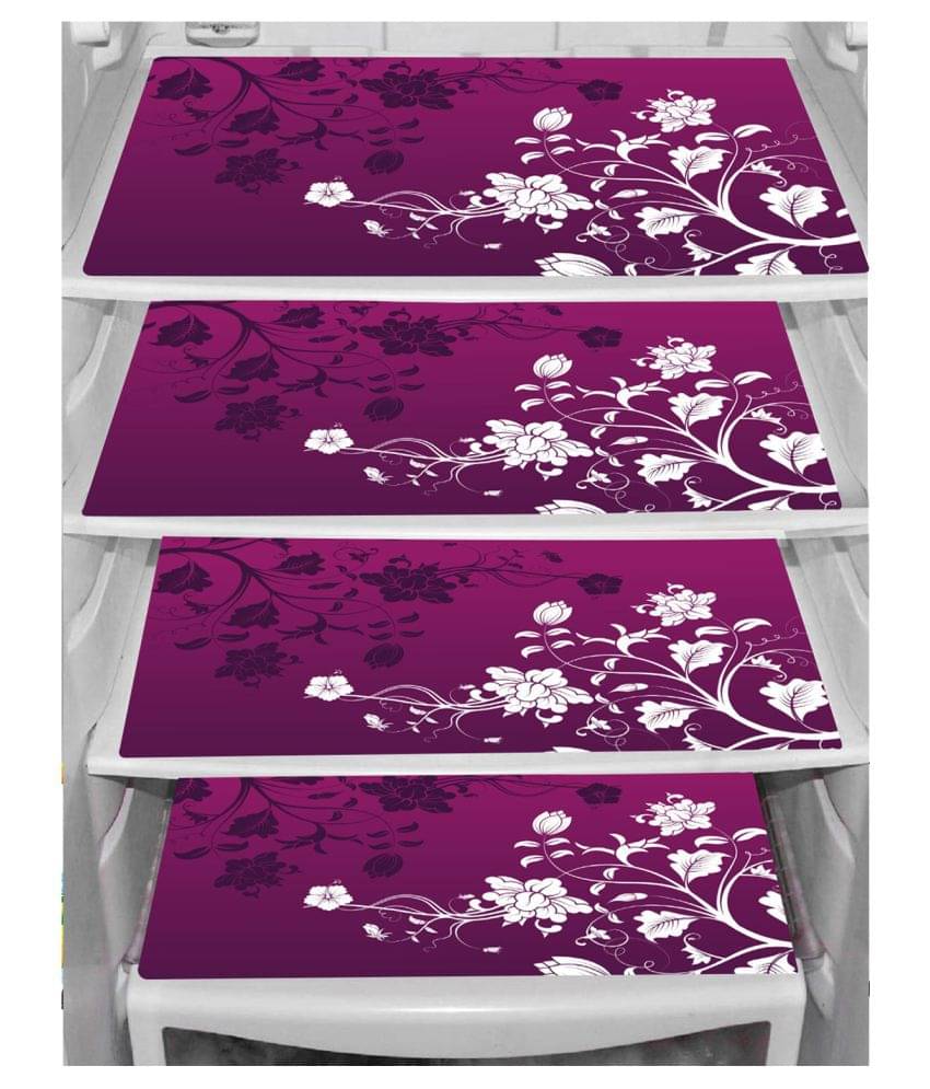     			Revexo Set of 4 PVC Multi Fridge Mats