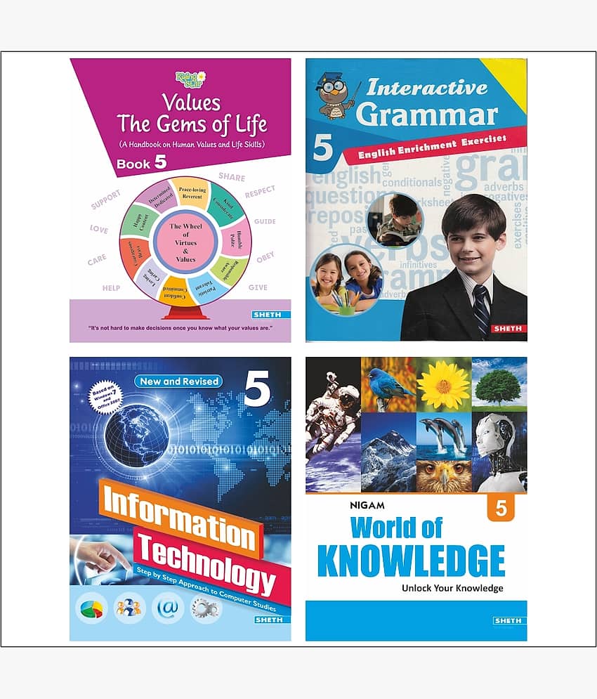 Self Enhancement Workbooks for Students Grade 5 Combo Book Set (Set of 4)