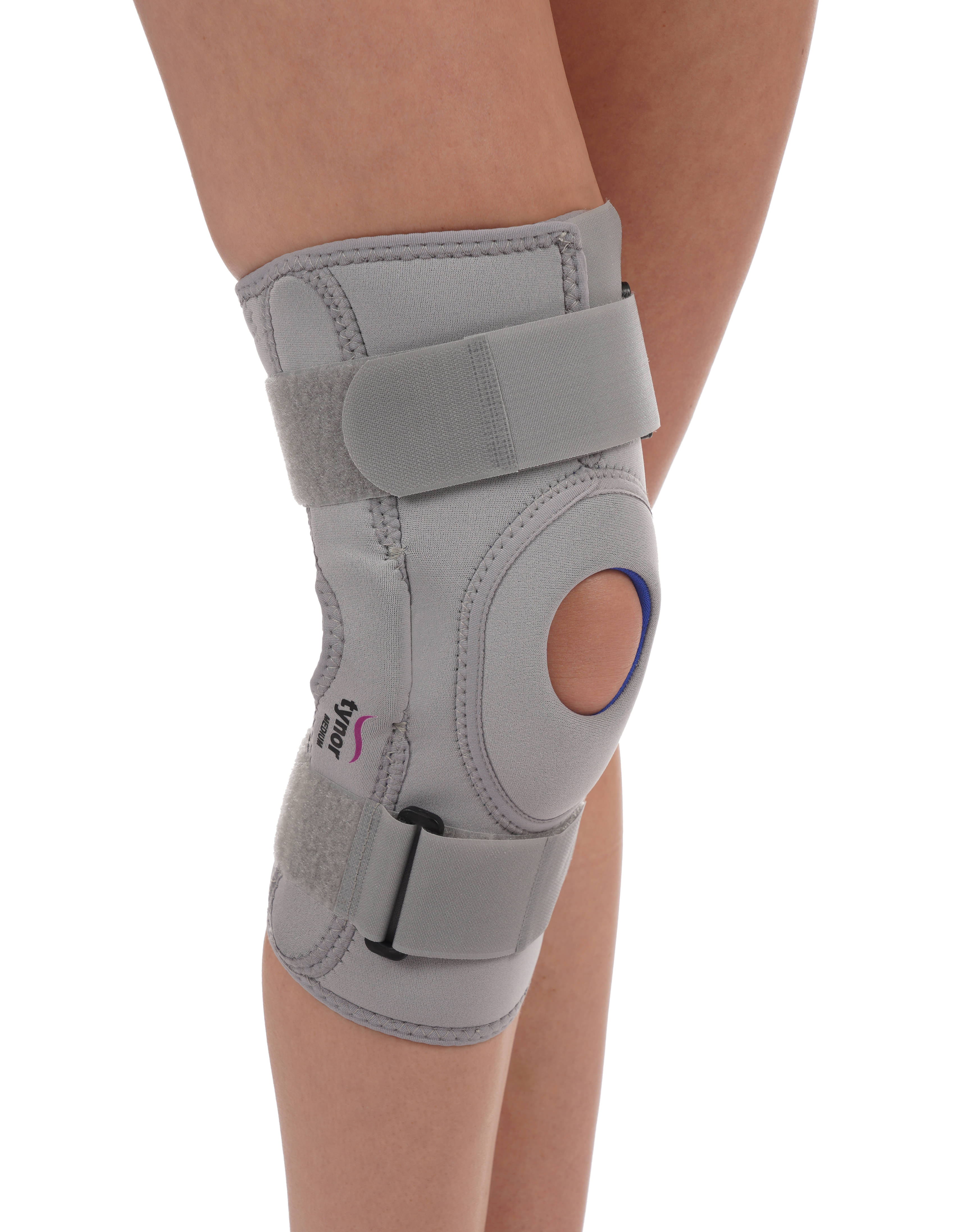     			Tynor Knee Support Hinged (Neoprene), Grey, XXL, 1 Unit