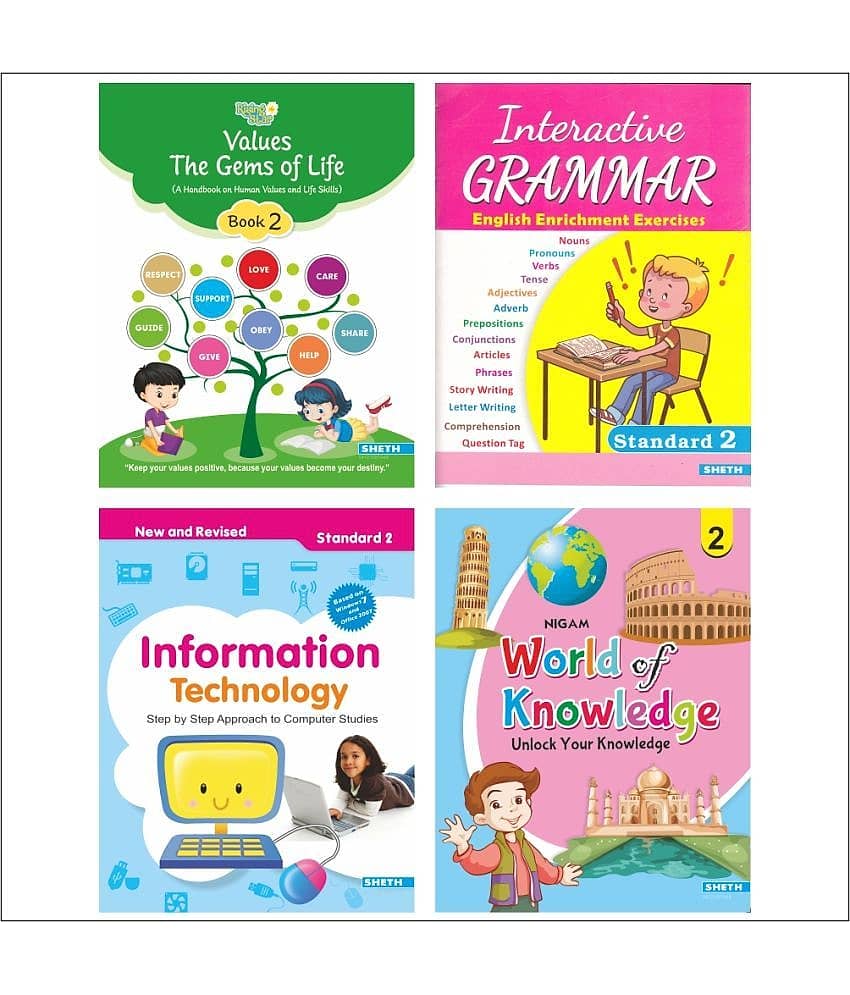 Self Enhancement Workbooks for Students Grade2 Combo Book Set (Set of 4)