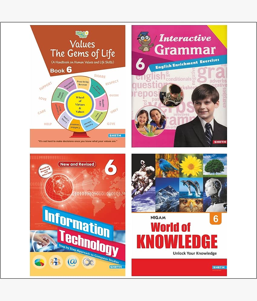 Self Enhancement Workbooks for Students Grade 6 Combo Book Set (Set of 4)