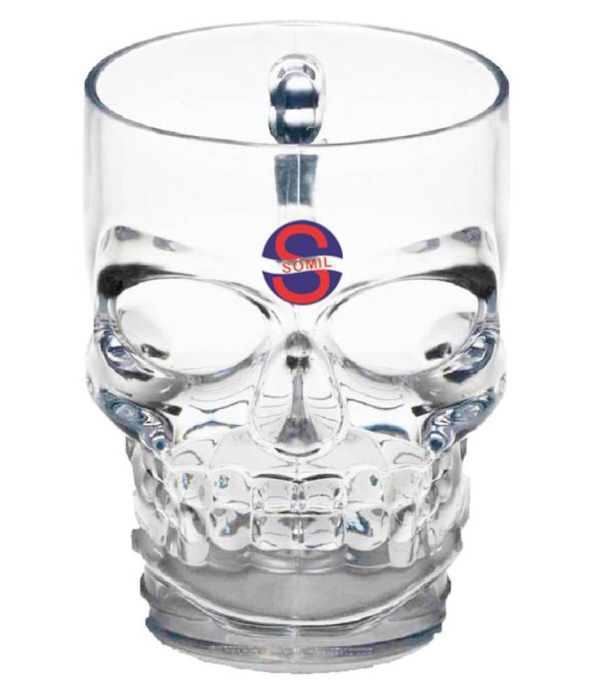Afast Glass Beer Glass, Transparent, Pack Of 1, 500 ml