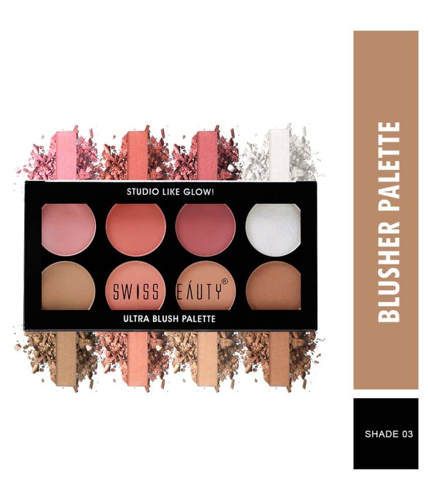 Swiss Beauty Ultra Blush Palette (Shade-02), 16gm