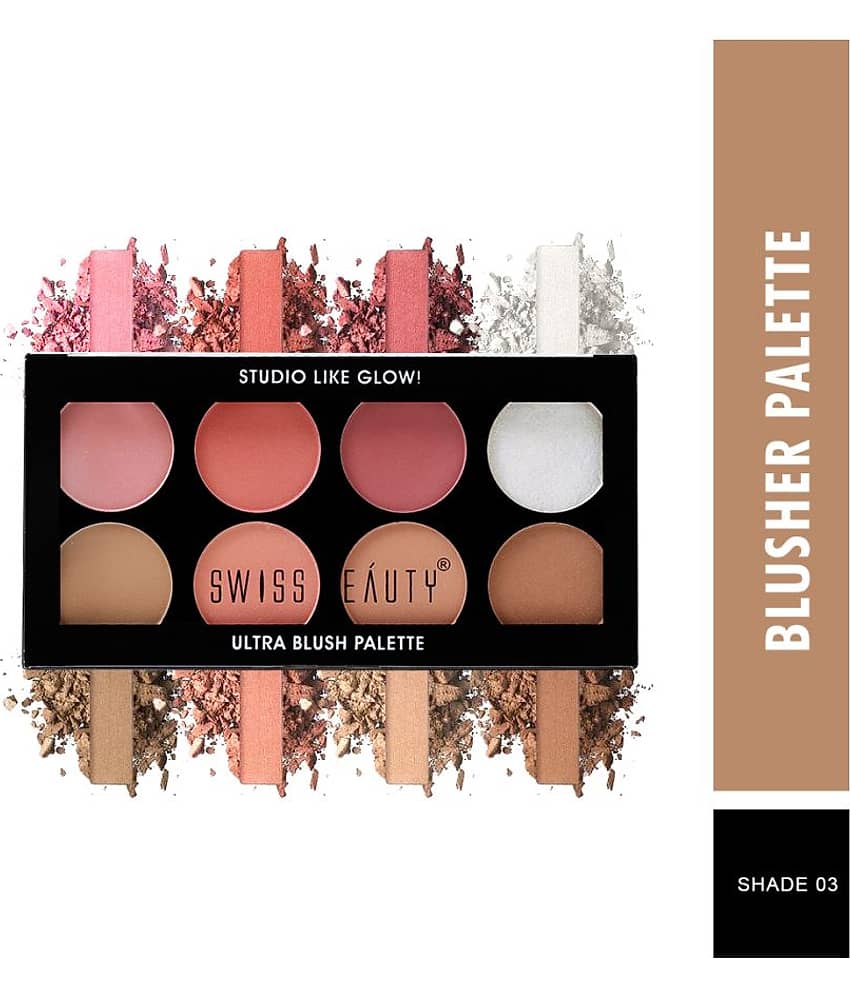 Swiss Beauty Ultra Blush Palette (Shade-02), 16gm