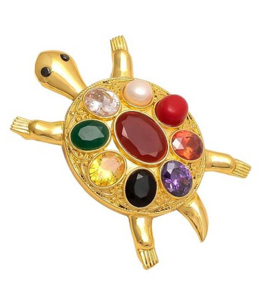     			Navratan Stone Tabletop Tortoise Kachua