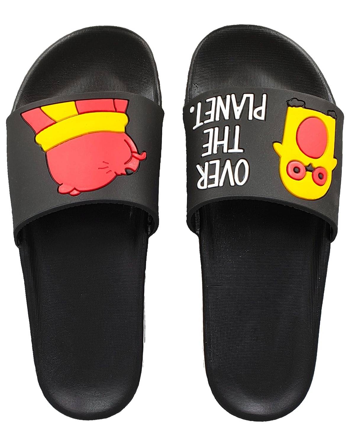     			Pampy Angel Black Slides