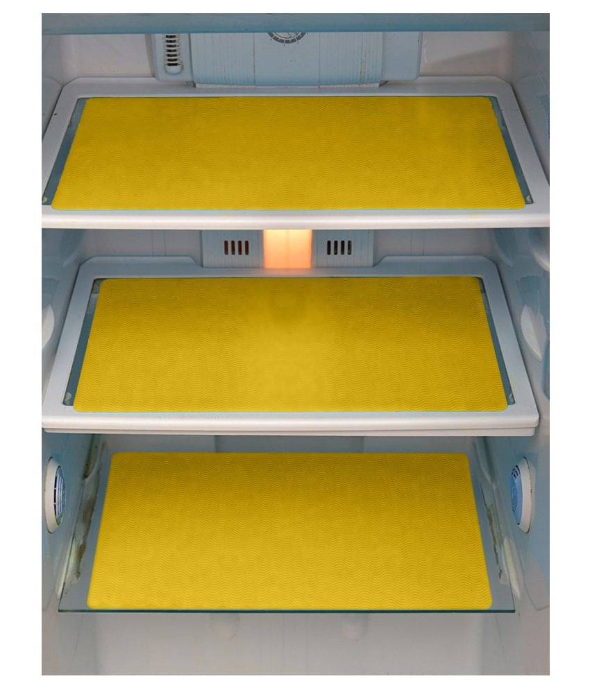 E-Retailer Set of 3 PVC Multi Fridge Mats E-Retailer Set of 3 PVC Multi Fridge Mats