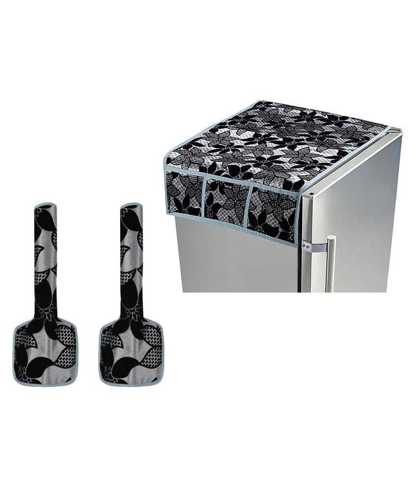     			E-Retailer Set of 3 Polyester Multi Fridge Top Cover