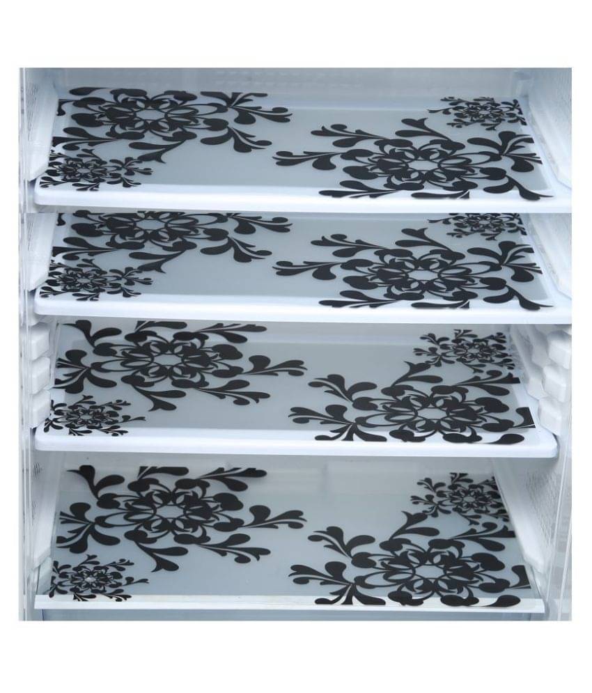 E-Retailer Set of 4 PVC Multi Fridge Mats E-Retailer Set of 4 PVC Multi Fridge Mats