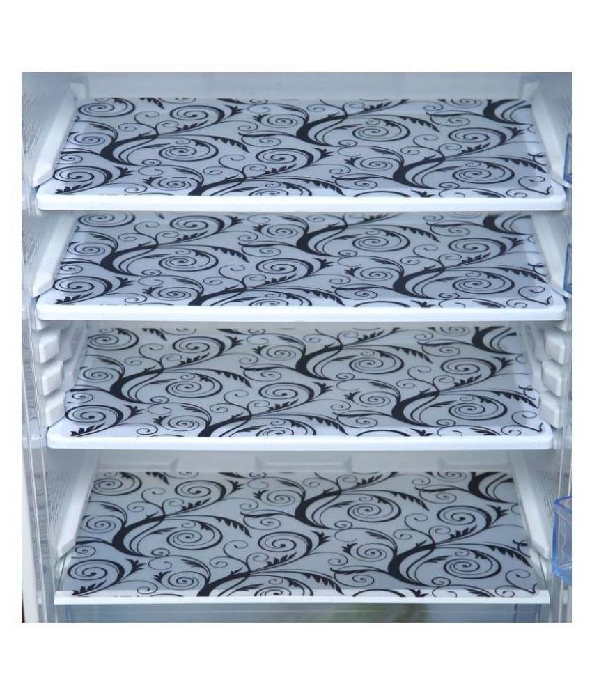     			E-Retailer - Multicolor PVC Fridge  Mats (Pack of 4)