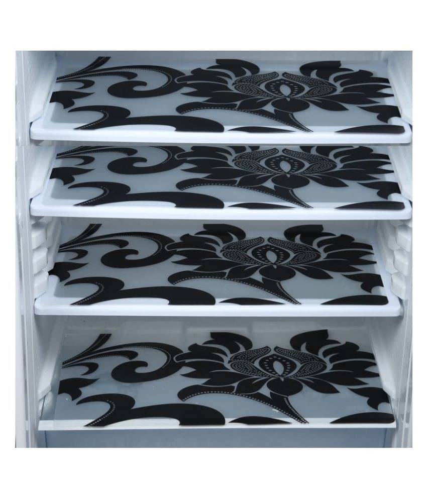     			E-Retailer Set of 4 PVC Multi Fridge Mats
