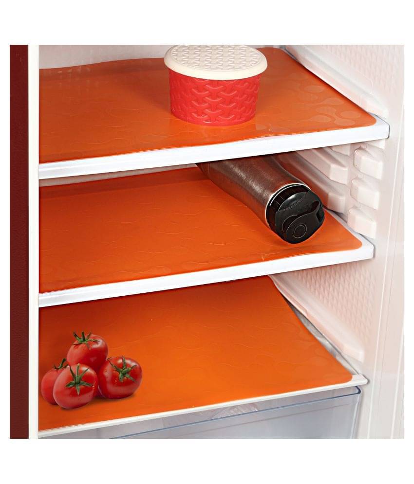 E-Retailer Set of 6 PVC Blue Fridge Mats E-Retailer Set of 6 PVC Blue Fridge Mats