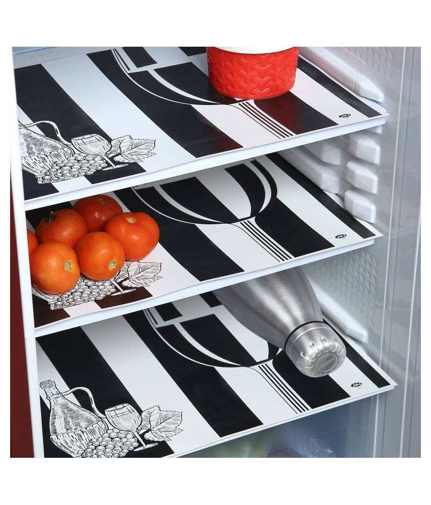 E-Retailer - Multicolor PVC Fridge Mats (Pack of 1) E-Retailer - Multicolor PVC Fridge Mats (Pack of 1)