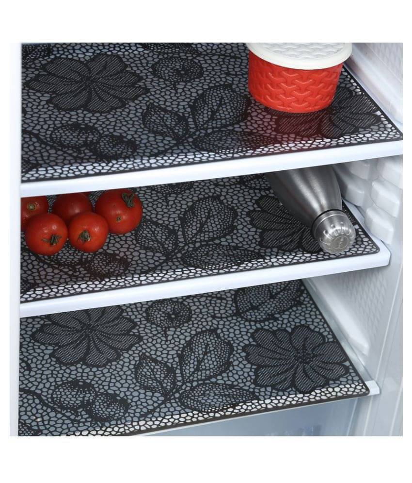E-Retailer Set of 6 PVC Multi Fridge Mats E-Retailer Set of 6 PVC Multi Fridge Mats